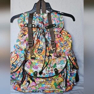 Rare Tokidoki X LeSportsac Large Backpack/rutsack